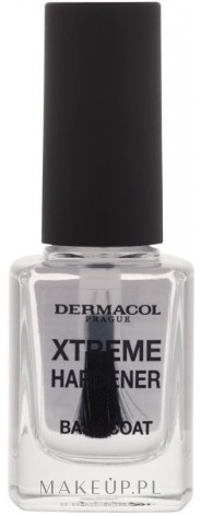 Odżywka wzmacniająca do paznokci - Dermacol Xtreme Hardener Base Coat — Zdjęcie 11 ml