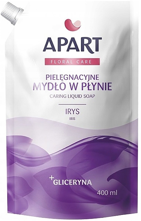 Mydło w płynie Irys - Apart Natural Floral Care Iris Liquid Soap (doy-pack) — Zdjęcie N1