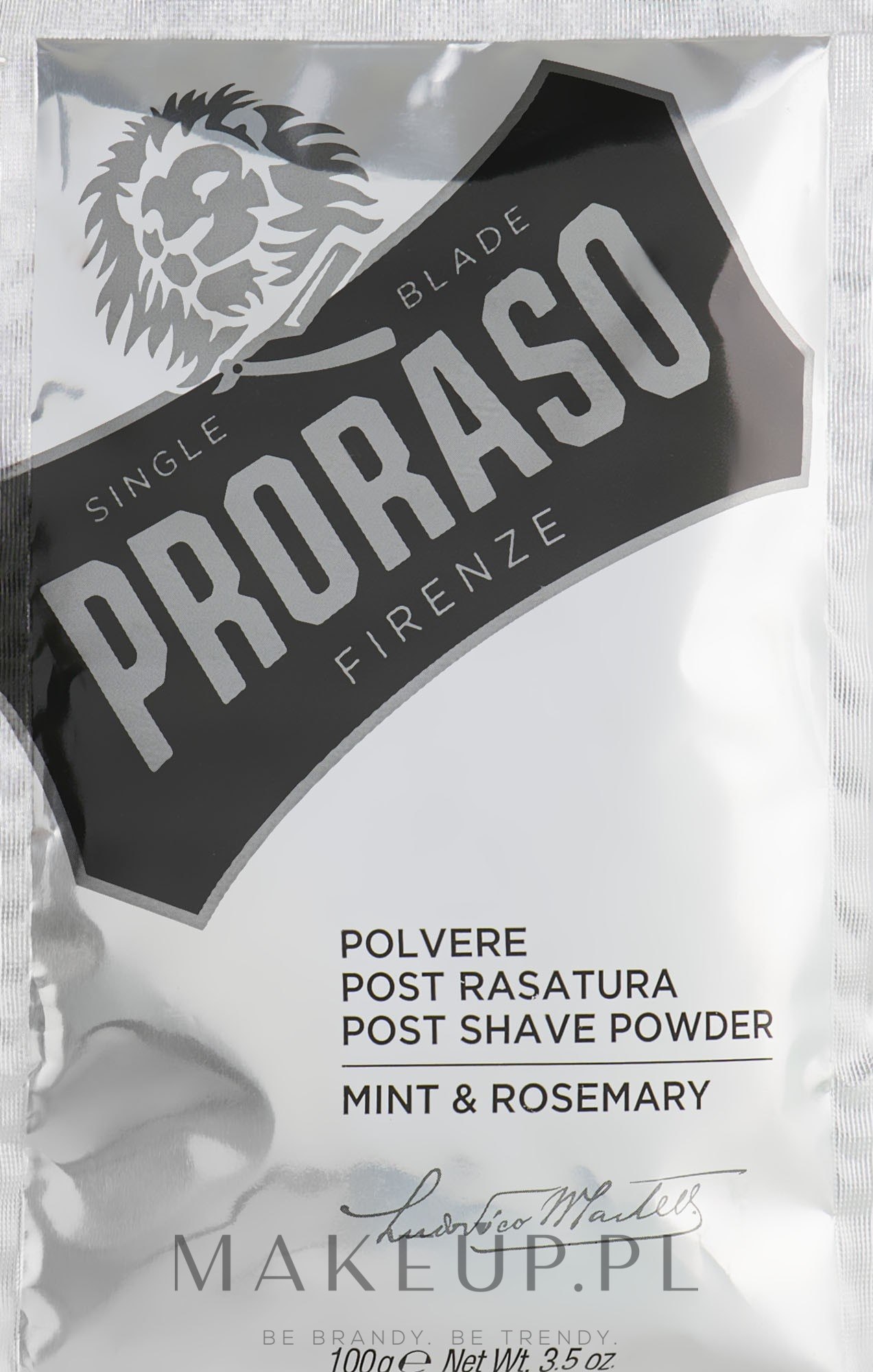 Puder po goleniu Mięta i rozmaryn - Proraso Mint & Rosemary Post Shave Powder — Zdjęcie 100 g