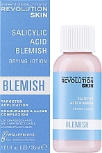 Balsam wysuszający z kwasem salicylowym - Revolution Skincare Salicylic Acid Blemish Drying Lotion — Zdjęcie N2