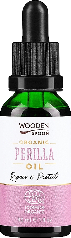 Olej z pachnotki - Wooden Spoon Organic Perilla Oil — Zdjęcie N1