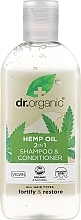Kup Szampon i odżywka 2 w 1 z olejem konopnym - Dr Organic Bioactive Haircare Organic Hemp Oil 2 in 1 Shampoo Conditioner