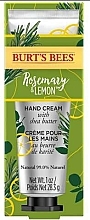 Kup Krem do rąk - Burt's Bees Hand Cream Rosemary & Lemon
