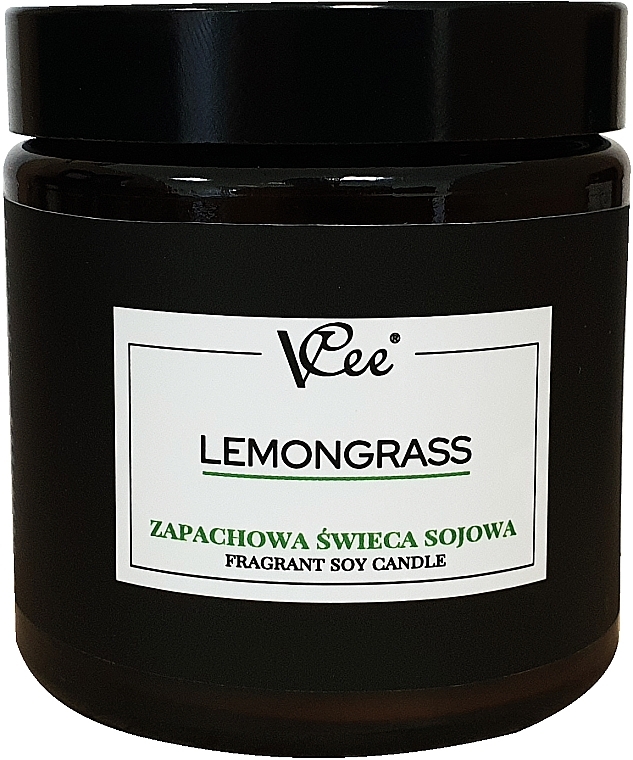Zapachowa świeca sojowa Trawa cytrynowa - Vcee Lemongrass Fragrant Soy Candle — Zdjęcie N1