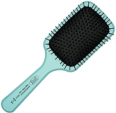 Kup Szczotka plastikowa 449215, turkusowa - 3ME Maestri Sweet Vibes Plastic Paddle Brush Turquoise Aqua Wave