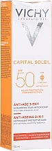 Kup PRZECENA!  Krem przeciwstarzeniowy do twarzy SPF 50 - Vichy Idéal Soleil Anti-Ageing 3-in-1 Antioxidant Care SPF 50 *