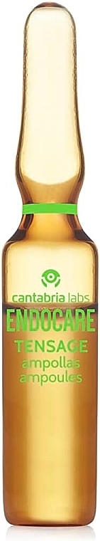 Ampułki przeciwzmarszczkowe o działaniu ujędrniającym - Cantabria Labs Endocare Tensage Ampoules — Zdjęcie N5