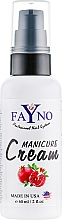 Kup Nawilżający krem do rąk i skórek Granat - Fayno Manicure Cream