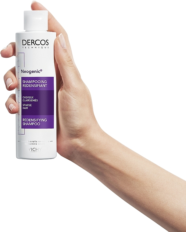 PRZECENA! Szampon przywracający gęstość włosów - Vichy Dercos Neogenic Redensifying Shampoo * — Zdjęcie N4