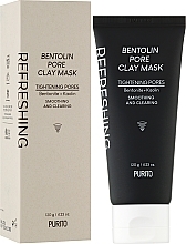 Maska do oczyszczania porów twarzy - Purito Bentolin Pore Clay Mask — Zdjęcie N2