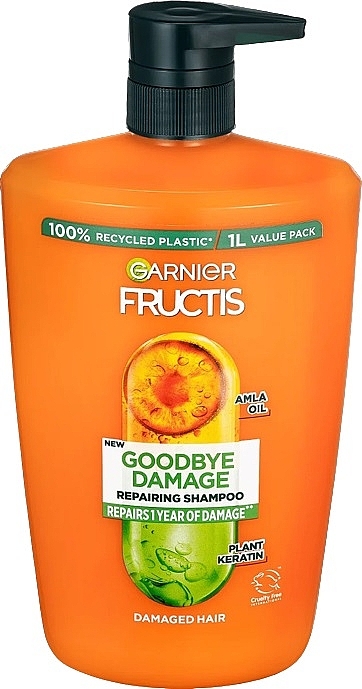 Szampon odbudowujący do włosów bardzo zniszczonych - Garnier Fructis Goodbye Damage  — Zdjęcie N3
