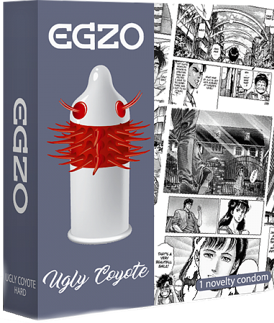 Prezerwatywy z wypustkami - Egzo Ugly Coyote — Zdjęcie N1