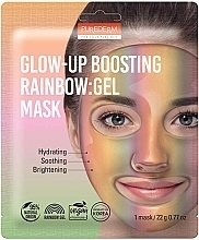 Kup Żelowa maska do twarzy - Purederm Glow-Up Boosting Rainbow Gel Mask