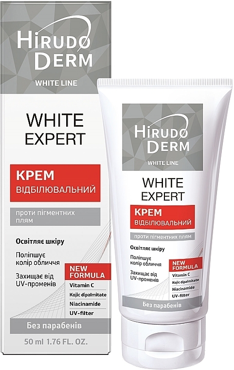 Wybielający krem - Hirudo Derm White Expert — Zdjęcie N1