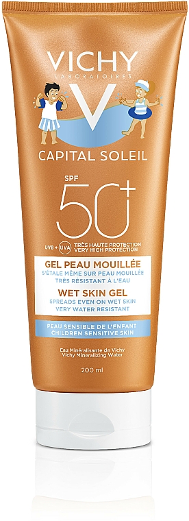 Żel dla dzieci SPF 50+ - Vichy Capital Soleil Wet Skin Gel SPF 50+ — Zdjęcie N5