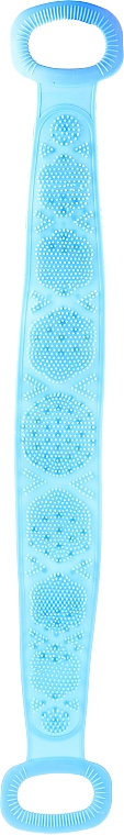 Silikonowa myjka do ciała, niebieska - Deni Carte — Zdjęcie N2
