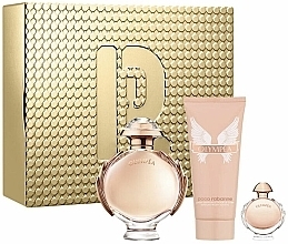 Paco Rabanne Olympea - Zestaw (edp/80ml + b/lot/100ml + edp/mini/6ml) — Zdjęcie N1