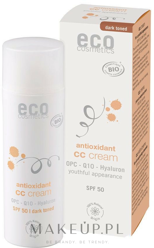 Krem CC SPF 50 - Eco Cosmetics Tinted CC Cream SPF 50 — Zdjęcie Dark Toned