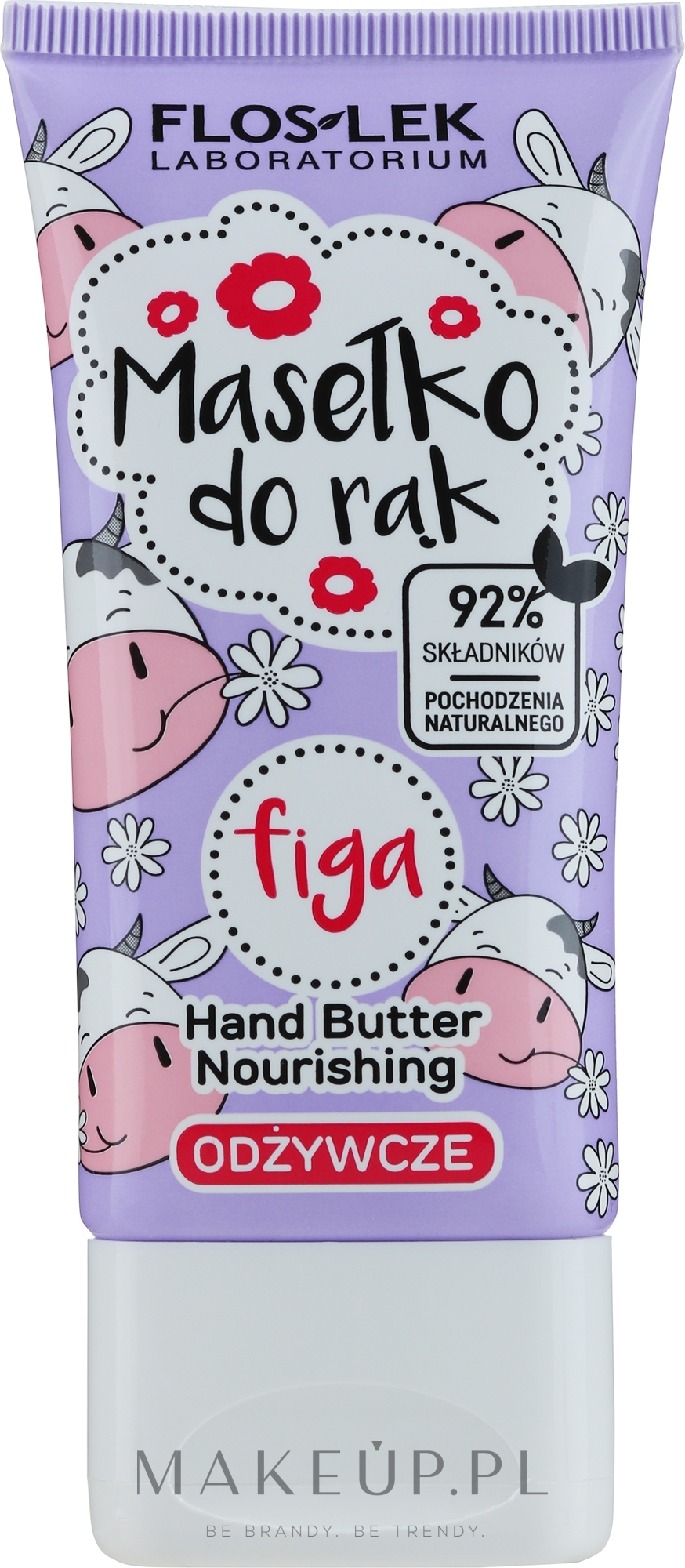 Odżywcze masełko do rąk Figa - Floslek Nourishing Hand Butter Figa — Zdjęcie 50 ml