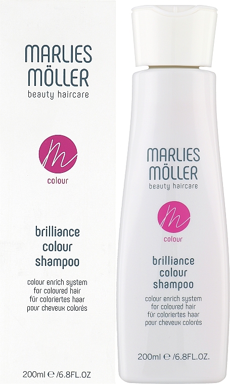 Ochronny szampon do włosów farbowanych - Marlies Moller Brilliance Colour Shampoo — Zdjęcie N4