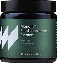 Kup Suplement diety dla mężczyzn z żelazem i żeń-szeniem - Monolit Food Supplement For Men With Iron And Ginseng