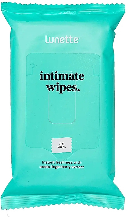 Chusteczki do higieny intymnej, 50 szt. - Lunette Intimate Wipes — Zdjęcie N1