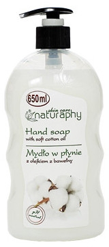 Mydło w płynie do rąk z olejkiem z bawełny - Naturaphy Hand Soap — Zdjęcie N1
