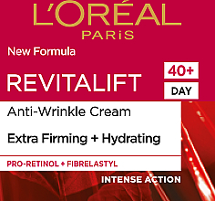 Przeciwzmarszczkowy krem z elastyną - L'Oreal Paris Revitalift Anti-Wrinkle + Strongly Firming Day Cream — Zdjęcie N9
