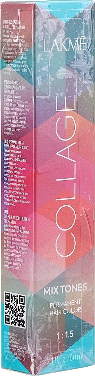 PRZECENA! Trwały krem koloryzujący do włosów - Lakmé Collage Mix Permanent Hair Color * — Zdjęcie N1