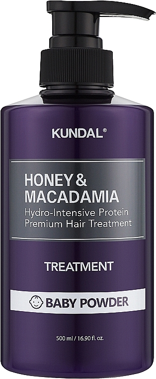 Odżywka do włosów Miód i makadamia - Kundal Honey & Macadamia Treatment Baby Powder — Zdjęcie N1