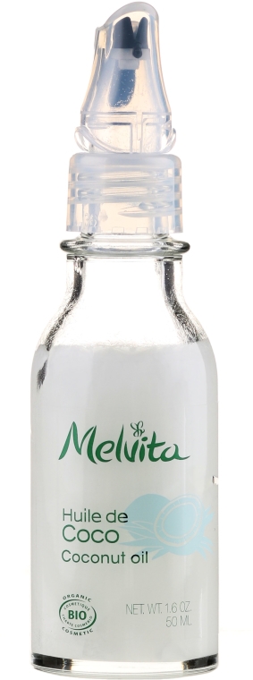 Organiczny olej kokosowy do włosów suchych i zniszczonych - Melvita Organic Coconut Oil — Zdjęcie N1