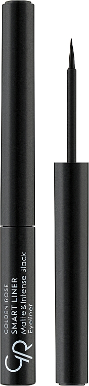 Płynny eyeliner w pisaku - Golden Rose Smart Liner Matte & Intense Black Eyeliner — Zdjęcie N1
