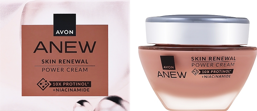 Odnawiający krem do twarzy i szyi - Avon Anew Skin Renewal Power Cream — Zdjęcie N2