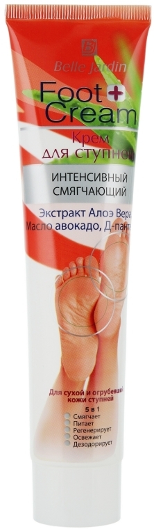 Krem do stóp z wyciągiem z aloesu i olejem z awokado - Belle Jardin Hand & Foot Cream — Zdjęcie N1