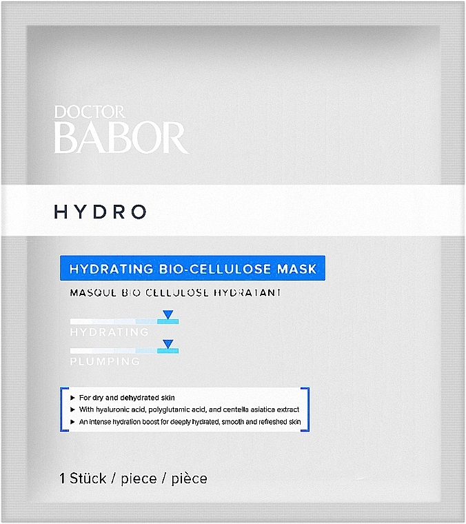 Nawilżająca maska do twarzy z biocelulozy - Babor Doctor Babor Hydrating Bio-Cellulose Mask — Zdjęcie N1