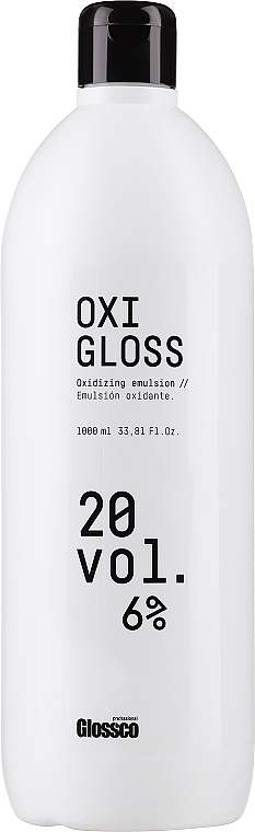 Utleniacz do włosów - Glossco Color Oxigloss 20 Vol  — Zdjęcie N3