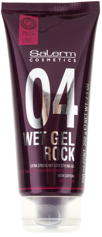 Modelujący żel do włośów - Salerm Pro Line Wet Gel Rock — Zdjęcie N1