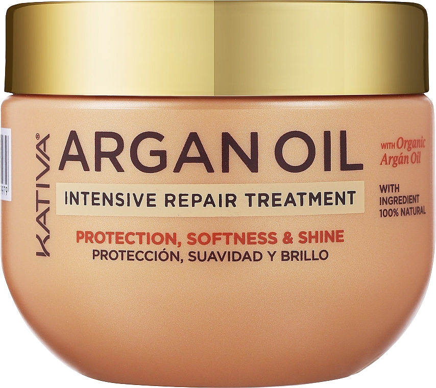 Regenerująca maska do włosów z olejem arganowym - Kativa Argan Oil Intensive Repair Treatment