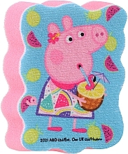 Kup Gąbka do kąpieli dla dzieci Świnka Peppa, Peppa z koktajlem, różowa - Suavipiel Peppa Pig Bath Sponge