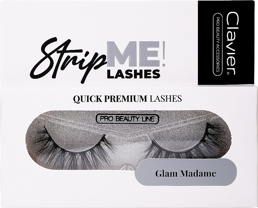 Sztuczne rzęsy - Clavier Quick Premium Lashes Glam Madame 829 — Zdjęcie N1
