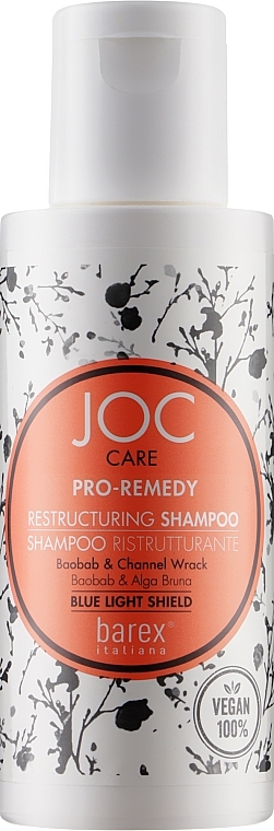 Szampon restrukturyzujący do włosów zniszczonych - Barex Italiana Joc Care Shampoo