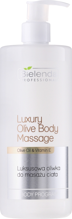 Luksusowa oliwka do masażu ciała - Bielenda Professional Body Program Luxury Olive For Body Massage — Zdjęcie N1