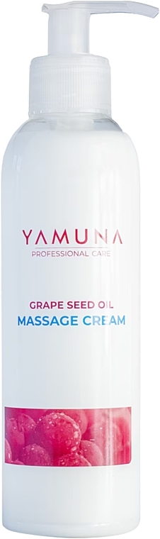 Krem do masażu Olej z pestek winogron - Yamuna Massage Cream — Zdjęcie N1