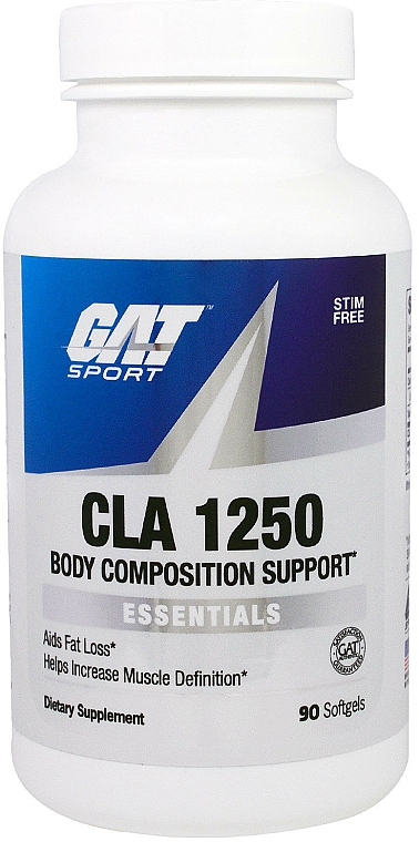 Sprzężony kwas linolowy w żelowych kapsułkach - GAT Sport CLA 1250 — Zdjęcie N1