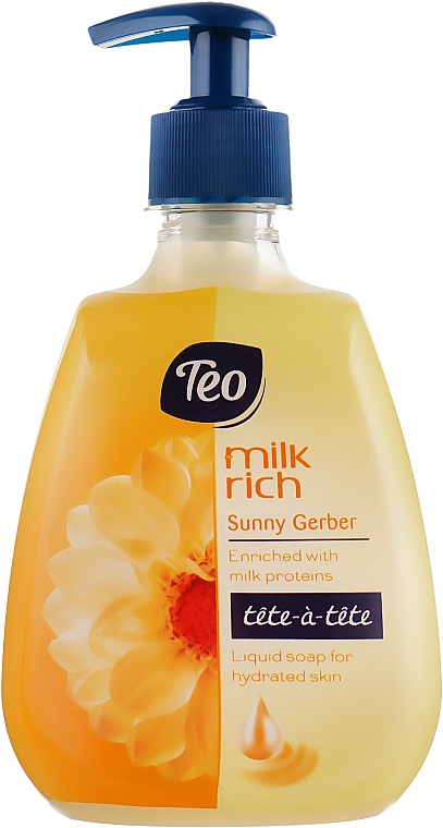 Mydło glicerynowe w płynie o działaniu nawilżającym - Teo Milk Rich Tete-a-Tete Sunny Gerber Liquid Soap — Zdjęcie N1