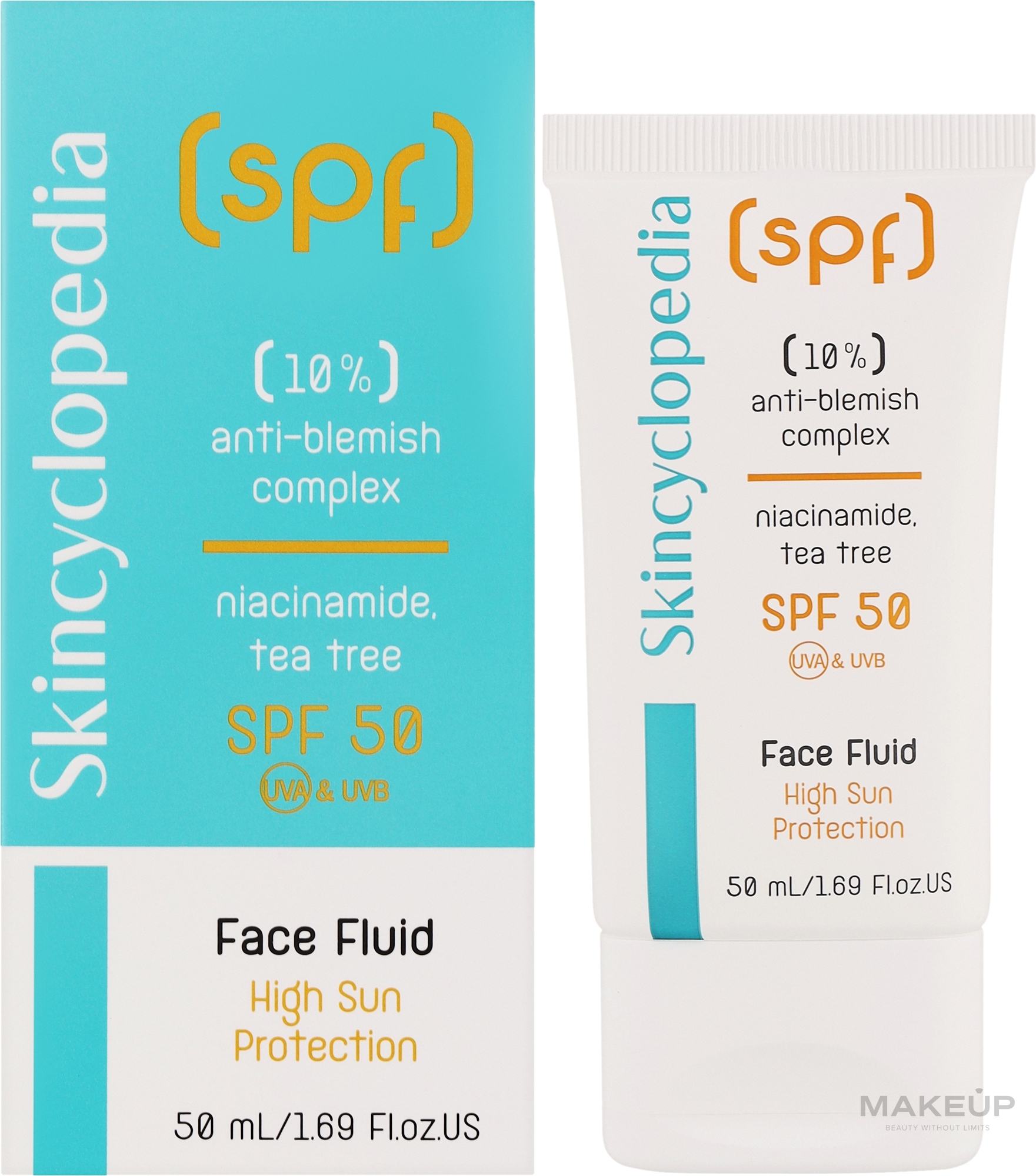 Fluid do twarzy przeciw wysypce - Skincyclopedia Face Fluid SPF50 — Zdjęcie 50 ml