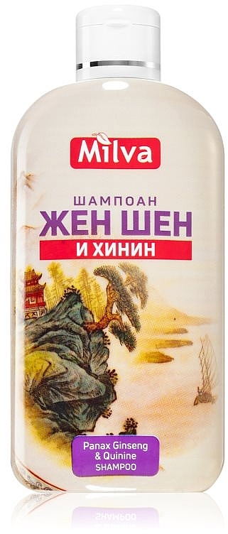 Szampon wzmacniający przeciw wypadaniu włosów z żeń-szeniem i chininą - Milva Shampoo with Ginseng and Quinine — Zdjęcie N1