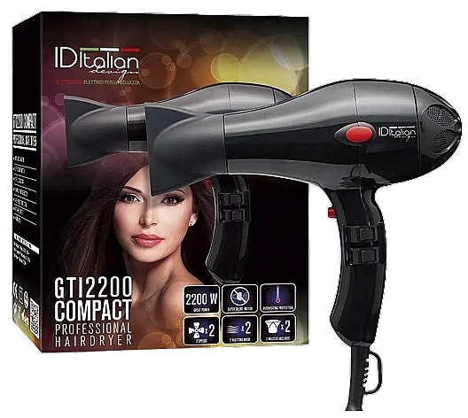 Suszarka do włosów - Iditalian GTI 2200 Compact Professional Hair Dryer  — Zdjęcie N1