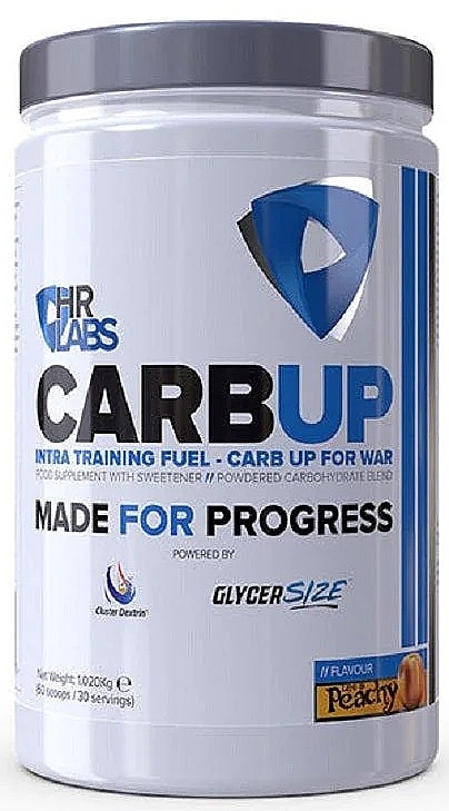 Suplement dla sportowców - HR Labs Carb Up For War Life Is Peachy — Zdjęcie N1