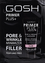 PREZENT! Wygładzająca baza pod makijaż - Gosh Copenhagen Primer Plus+ Pore & Wrinkle Minimizer (próbka) — Zdjęcie N1